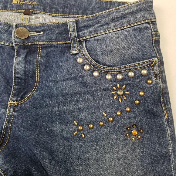 KUT for the Kloth Embellished Bootcut Jeans 10 - Picture 13 of 14